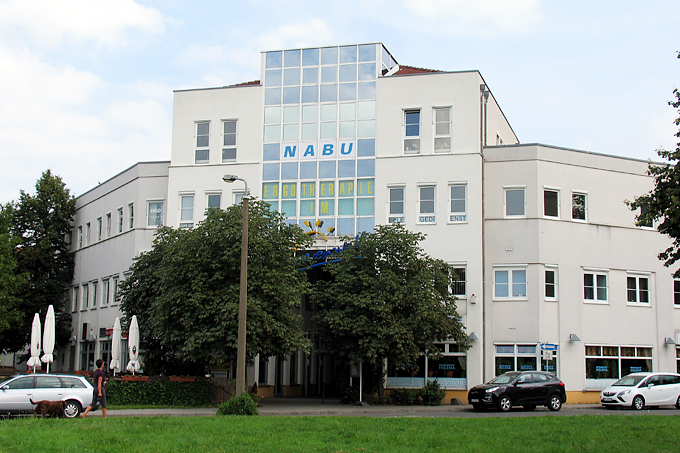 Sitz des NABU Sachsen im Einkaufszentrum Sonnenwall in Leipzig-Schönefeld - Foto: Andrea Just