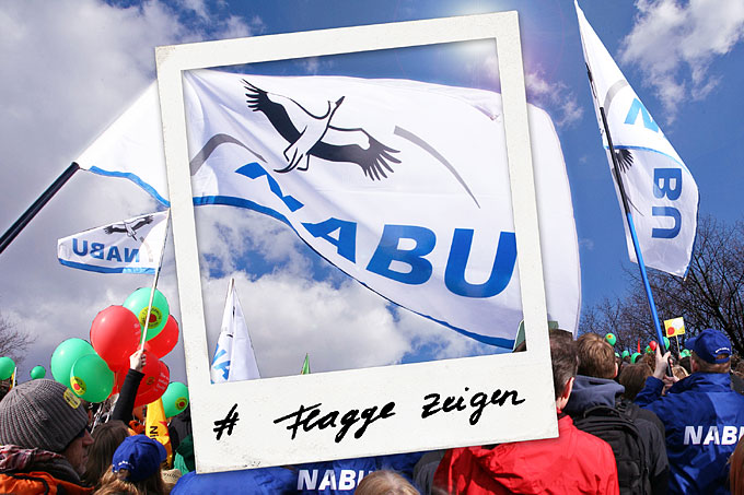 # Flagge zeigen - Grafik: NABU Bundesverband