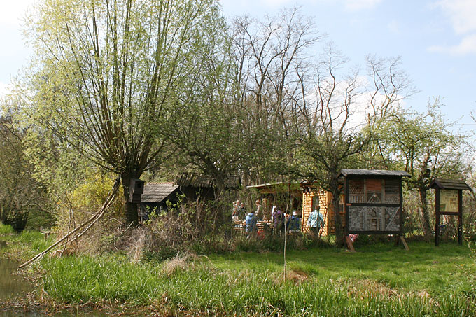Außenbereich der NABU-Naturschutzstation Biberhof Torgau - Foto: Ina Ebert