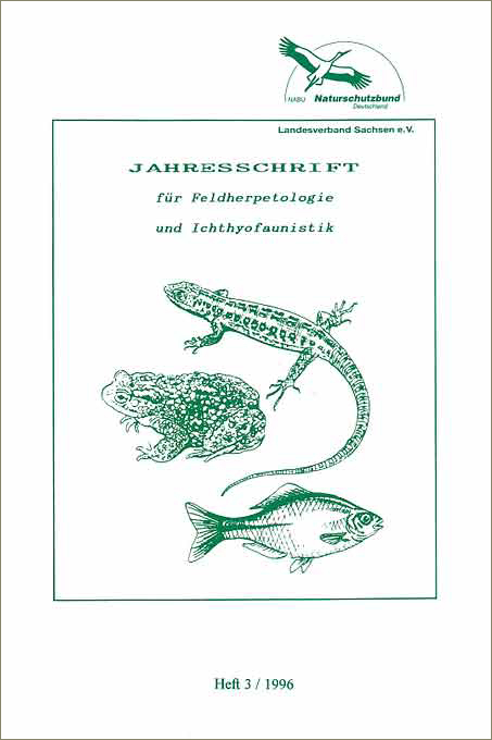 Jahresschrift für Feldherpetologie und Ichthyofaunistik Heft 3/1996
