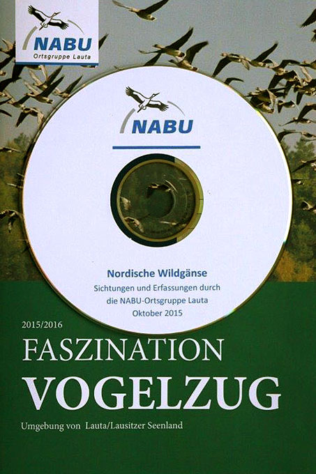 Broschüre und CD „Faszination Vogelzug“ des NABU Lauta