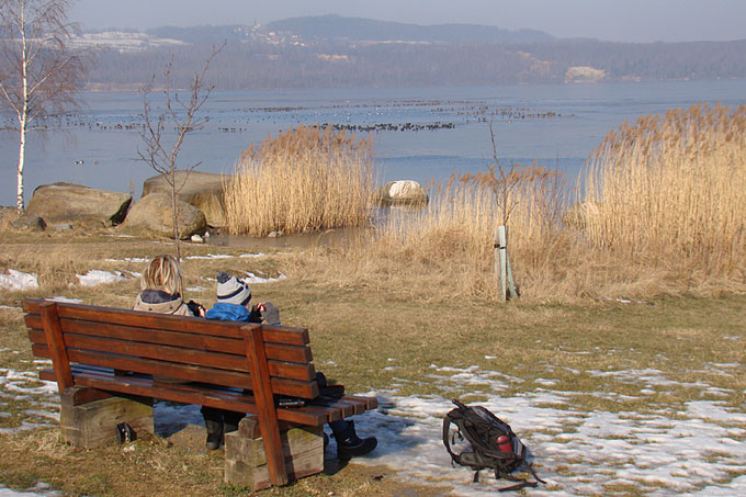 Blick auf den Berzdorfer See - Foto: NABU LV Sachsen e. V.