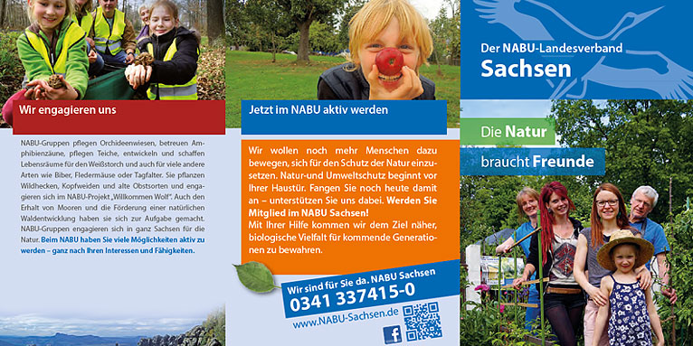 Faltblatt „Der NABU-Landesverband Sachsen“