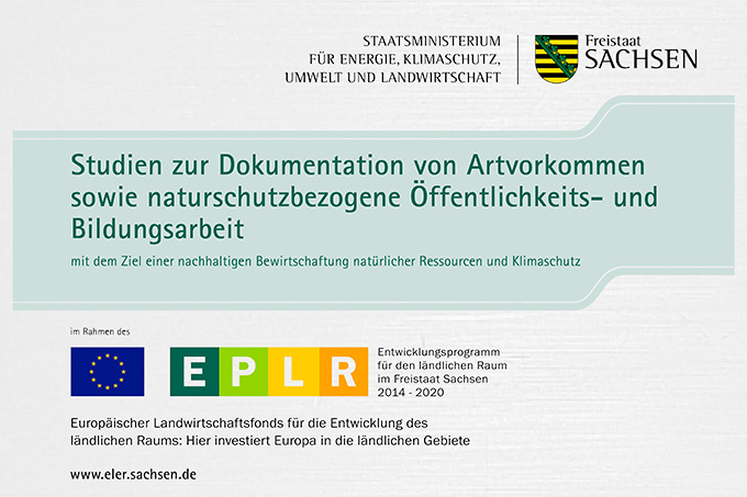 Logo EU EPLR Studien zur Dokumentation Artvorkommen und Öffentlichkeits- und Bildungsarbeit