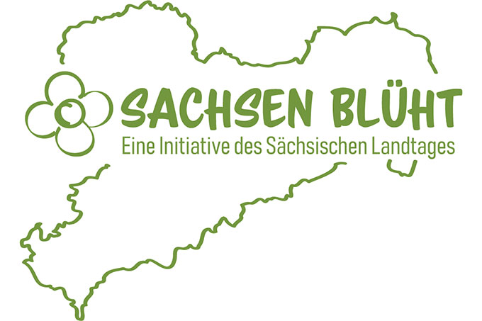 Logo Sachsen blüht