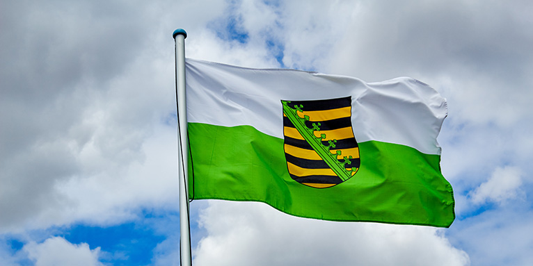 Flagge Sachsen Foto: Adobe Stock