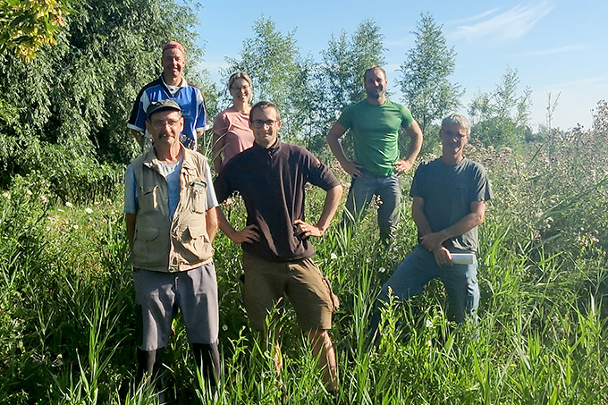 Team der Landschaftspflege. – Foto: Maria Vlaic