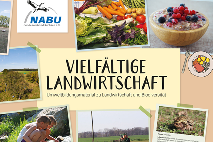 Broschüre "Vielfältige Landwirtschaft - Umweltbildungsmaterial zu Landwirtschaft und Biodiversität"